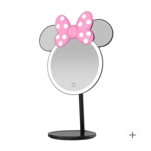Impressions X Disney Minnie Mouse Bowtiful LED Tabletop Makeup Mirror - Picture 9 of 12